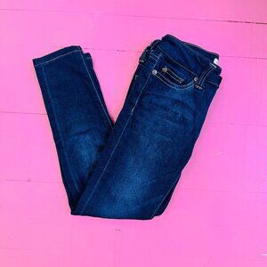 Revery Mid Rise Skinny Dark Wash Jeans Little Girl Size 8 Soft Jeans Skinny Jean